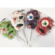 Assorted Halloween Skull Pop with Jelly Eye 85g (Pk 1)