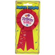 Award Ribbon Birthday Girl Pk1 