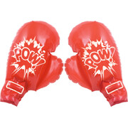Red Inflatable Boxing Gloves (1 Pair)