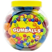 Mixed Colours Gumballs Jar 700g