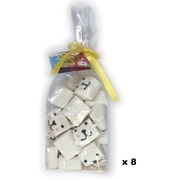 Easter Bunnies Bunny Face Marshmallows Bag 120gm (Pk 8)