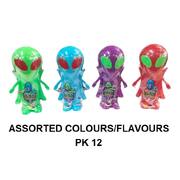Alien Twist & Lick Candy Assorted Flavours Pk 12