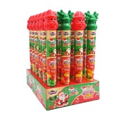 Christmas Santa or Reindeer Jelly Bean Tube 80g Pk 24