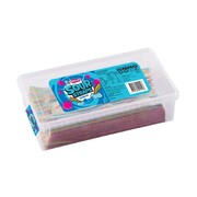 Rainbow Sour Straps Lollies 1kg Approx 135 pieces