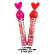 Edible Candy Lip Gloss Strawberry or Raspberry Pk 1