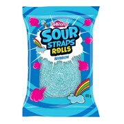 Lolliland Rainbow Sour Strap Rolls 40g x 24 Pack | Fruity Sour Rainbow Candy