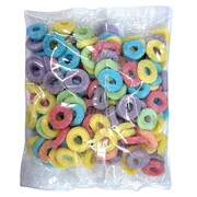 Rainbow Rings Lollies 1kg │ Gluten Free Assorted Colour Gummy Candy