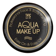 Widmann Black Aqua Make-Up Face & Body Paint 10ml