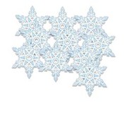 Mini Christmas Snowflake Cutouts Pk10 