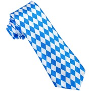 Oktoberfest Bavarian Satin Neck Tie