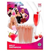 Hens Night Willy Penis Plastic Tooth Picks Pk 20