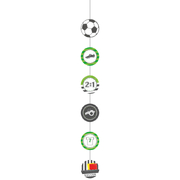 Soccer Football Hanging String Decorations 1.3m (Pk 4)