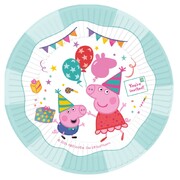 Peppa Pig Peppa's Party Paper Plates 9in 23cm Pk 8