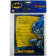Batman Invitations Pk 8 
