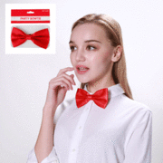 Red Satin Bow Tie Pk 1