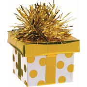Balloon Weight Gift Box Gold Pk1