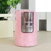 Pale Pink Sweetpea & Lily  Scented Pillar Candle (5cm x 7.5cm) Pk 1
