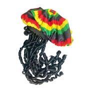 Rasta Costume Hat with Dreadlocks