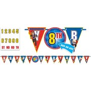 Super Hero Girls Customisable Giant Banner (3m) Pk 1