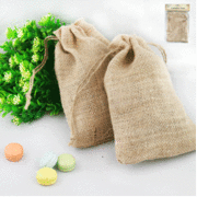 Brown Hessian Party Bags (15x20cm) Pk 2