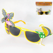 Hula Hawaiian Party Glasses Pk 1