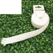 White Weave Ribbon (2m) Pk 1