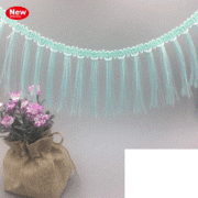 Pale Blue Fringe Trim (3m) Pk 1