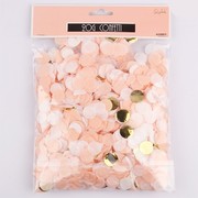Coral, White & Gold Confetti Scatters (20g) Pk 1