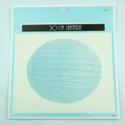 Light Blue 30cm Decorative Paper Lantern Pk 1