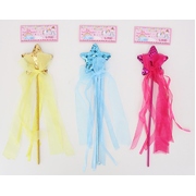 Assorted Colour Sequin Star Wand (Pk 1)