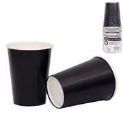 Midnight Black 9oz. Paper Cups Pk 20