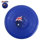 Australia Day Australian Aussie Flag Frisbee (23cm) Pk 1