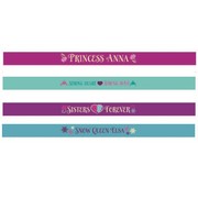 Frozen Rubber Bracelet Favours Pk 4
