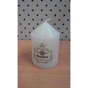 White Unscented Church Pillar Candles (5x7.5cm) Pk 12