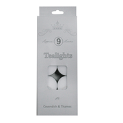 White Tealight Candles (9hrs) Pk 10 