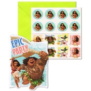 Moana Invitations Pk 8