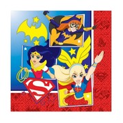 Super Hero Girls 2 Ply Lunch Napkins Pk 16