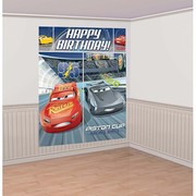 Cars 3 Giant Scene Setter Wall Decorating Kit - 5 Piece Set