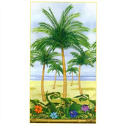 Decoration Scene Setter Palm Tree Room Roll Pk1 
