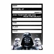 Star Wars Classic Invitations & Envelopes Pk 8