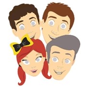 Assorted Design The Wiggles Masks Pk 8