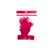 Pink Flapper Headband Pk 1 