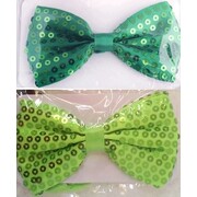 Green Sequin Bow Tie Pk 1 (1 BOW TIE ONLY)