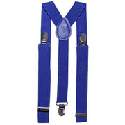 Royal Blue Suspenders Braces (Pk 1)