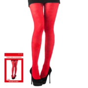 Red Thigh High Stockings (Adult) 1 Pair