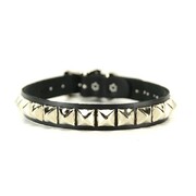 Punk Flat Stud Choker Necklace Costume Accessory