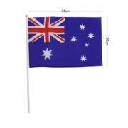 Australian Aussie Flag Wavers 20 x 30cm (Pk 6)