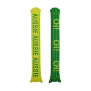 Inflatable Aussie Oi Oi Oi Cheer Sticks 56cm (Pk 2)