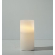 Real Wax Flameless LED Candle Warm White 7.5 x 15cm | Battery Operated