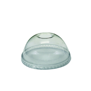 BetaEco Small Clear Plastic Dome Lid for PET 10oz Cups Pk 1000